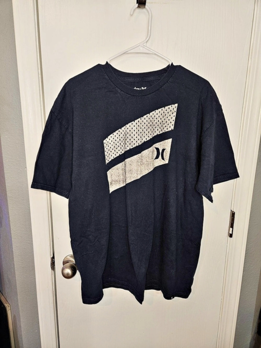 Hurley Men's Graphic T-Shirt Navy Size XL